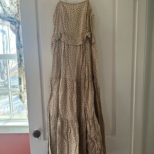 Rylee & Cru Tiered Maxi Dress in Spots
